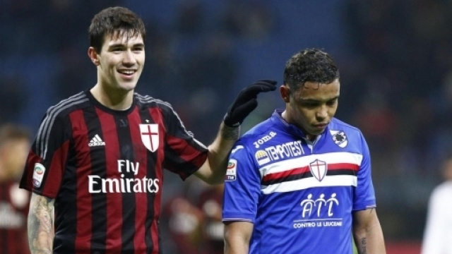 Milan-Sampdoria domenica 5 febbraio 2017 ore 12,30