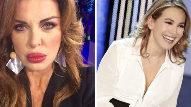 Alba Parietti contro Barbara D'Urso.