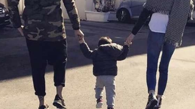 Aldo Palmeri Alessia Cammarota e il piccolo Niccol&ograve;