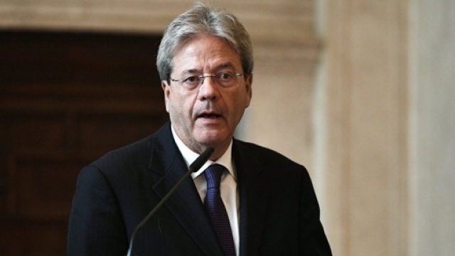 Il premier Paolo Gentiloni, primo contatto ufficiale con Donald Trump