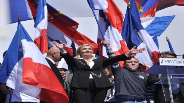 Marine Le Pen adoucit le ton dimanche 5 f&eacute;vrier &agrave; Lyon