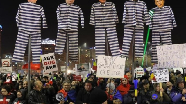 Una immagine delle manifestazioni di protesta