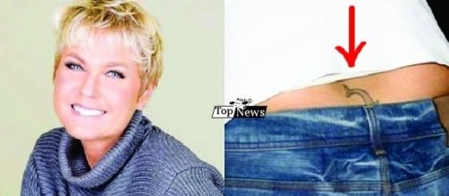 A tatuagem de Xuxa gerou pol&ecirc;mica por ser de gosto duvidoso