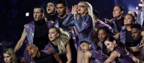 It's all 'unity' and 'inclusiveness' for Lady Gaga's Super Bowl LI haltime show, without snide political asides./ Photo from 'CNN' - edition.cnn.com