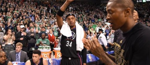 Paul Pierce despidi&eacute;ndose de la afici&oacute;n de los Celtics.