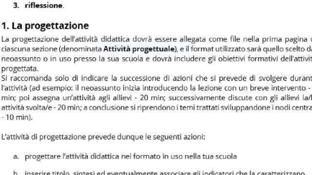 Come strutturare l'attivit&agrave; didattica
