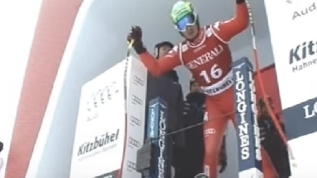 Dominik Paris al cancelletto di partenza