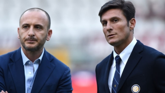 Piero Ausilio e Javier Zanetti.
