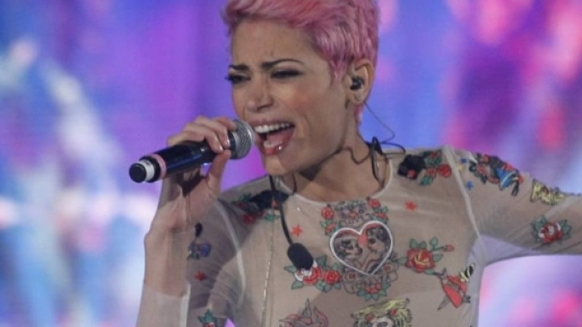 Elodie, ieri protagonista a Sanremo