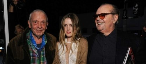 Jack Nicholson con su hija Lorraine, que le cuida en su vejez.