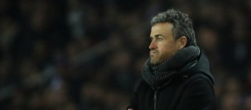 Luis Enrique, durante el partido entre el Paris Saint-Germain y el FC Barcelona