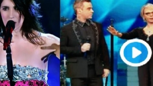 #Giorgia e #RobbieWilliams trionfano sul palco di #Sanremo2017. #BlastingNews