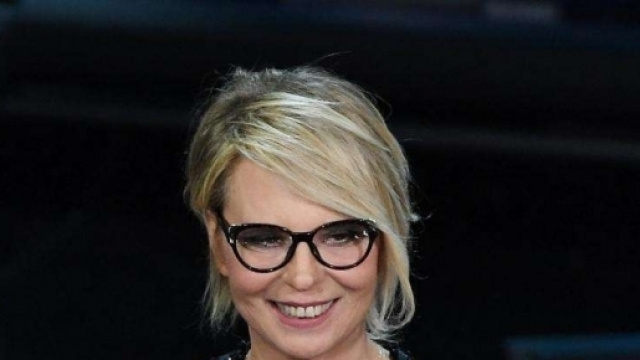 Maria De Filippi a Sanremo 2017.