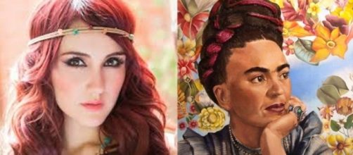 A cantora Dulce Maria &eacute; sobrinha neta da pintora mexicana Frida Kahlo