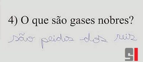 Respostas engra&ccedil;adas em provas de alunos que preferem tirar zero a perder a piada