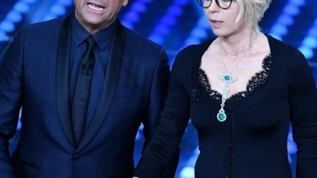 I conduttori durante la seconda serata