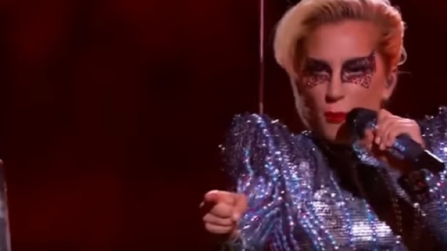 Lady Gaga durante l'ultimo Super Bowl