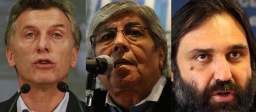 Macri, Moyano, Baradel: As&iacute; no | Diario Hoy - diariohoy.net