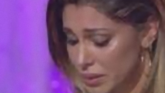 Belen Rodriguez arrabbiata e delusa