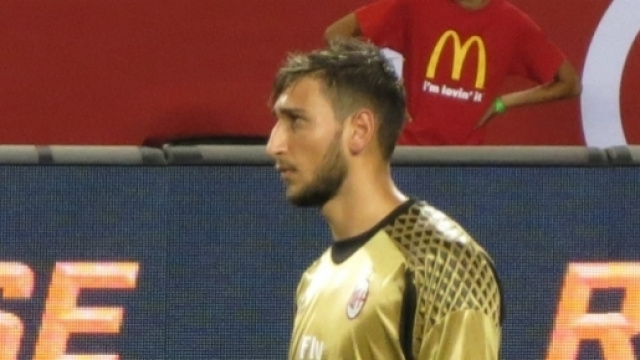 Gianluigi Donnarumma diciottenne estremo difensore del Milan