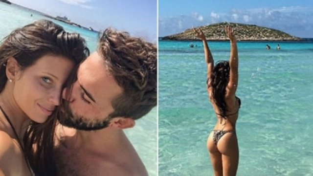 Giulia Calcaterra e Diego, il fidanzato.