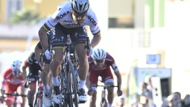 L'imperiosa volata di Peter Sagan - Foto La Presse D'Alberto-Ferrari