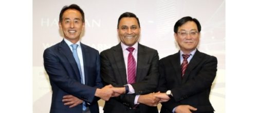 Courtesy: Business Korea; The owners of Samsung and Herman International have joined hands together.