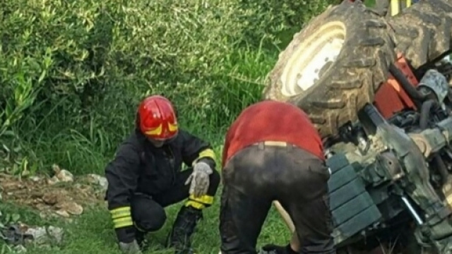 Grave incidente a Lettopalena con un trattore gommato.