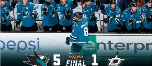 The Big Pavelski leads the Sharks to a blowout win - sjskarks.com