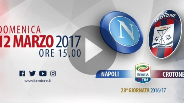 LIVE Napoli-Crotone: info streaming & formazioni