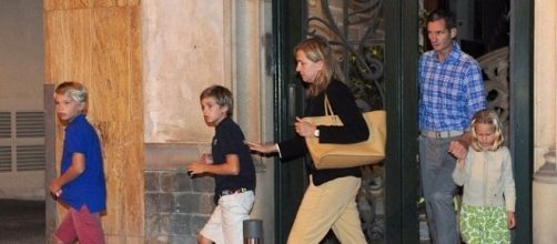 La Infanta Cristina, I&ntilde;aki Urdangar&iacute;n y sus cuatro hijos