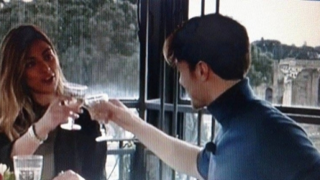 Il brindisi tra Soleil e Marco Cartasegna