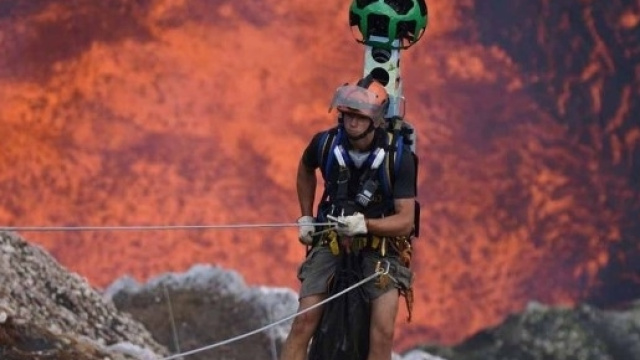 Google Street View ci porta dentro il cratere Marum - ADSLZone