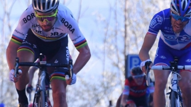 Peter Sagan, la vittoria nella tappa di Fermo - Foto La Presse