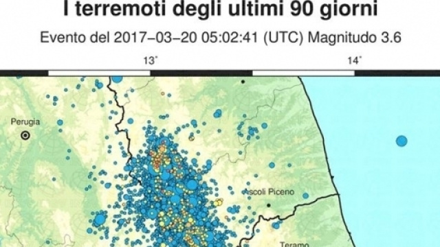 Sisma Provincia L'Aquila (Foto Facebook INGV Alessandro Amato)