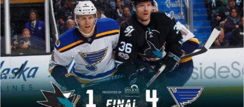 Blues establish season series dominance in decisive win - sjsharks.com