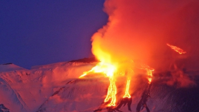 Eruzione dell'Etna di oggi, 16 marzo 2017