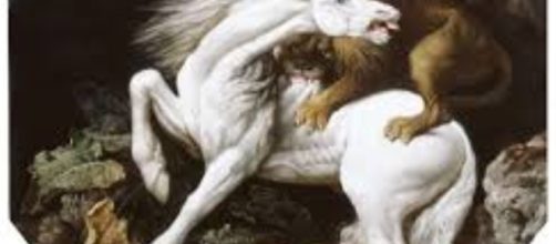&ldquo;A Horse Frightened by a Lion&rdquo; by George Stubbs FAIR USE tate.org.uk Creative Commons