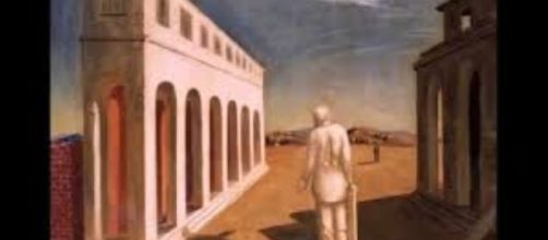 &ldquo;Piazza d&rsquo;Italia con uomo politico&rdquo; by Giorgio de Chirico FAIR USE youtube.com Creative Commons