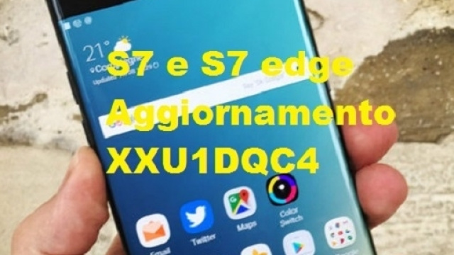 Nuovo aggiornamento Galaxy s7 e s7 edge XXU1DQC4
