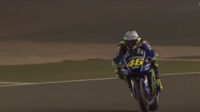 Valentino Rossi, pilota della Yamaha.