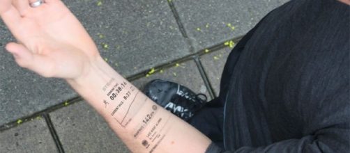 Electronic tattoos are taking shape quickly / Photo via Introducing the World's First Electronic Ink Tattoo Mobile App ... - emergeinteractive.com