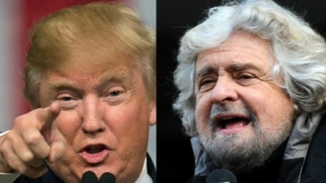 Donald Trump e Beppe Grillo, scalate politiche similari ed opposte problematiche di coerenza