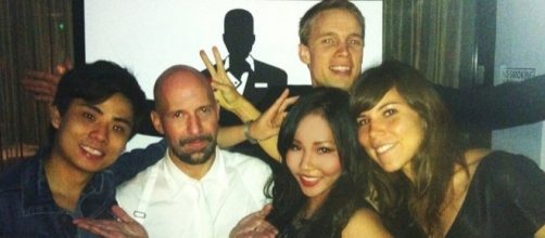 The crew in Beverly Hills with legendary 7 times New York Times Bestseller Neil