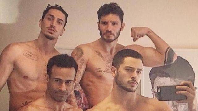 Giuseppe con Stefano De Martino.