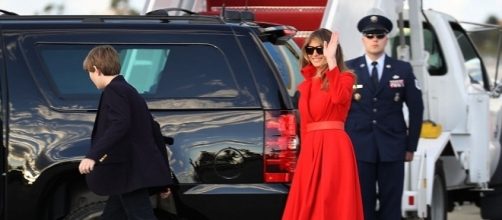 Barron Trump's maiden voyage on board Air Force One? Photo: Blasting News Library - dailymail.co.uk