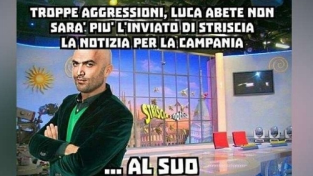 Luca Abete sostituito da Roberto Saviano ma &egrave; una bufala