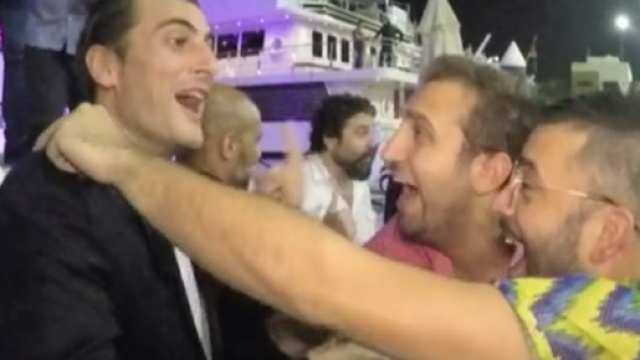 Nicola Ventola con Pio e Amedeo