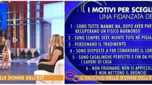 Paola Perego conduce un dibattito sul perch&egrave; gli italiani preferirebbero le donne straniere: polemiche