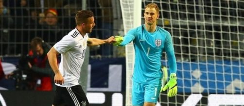 A show of respect for the retiring Lukas Podolski